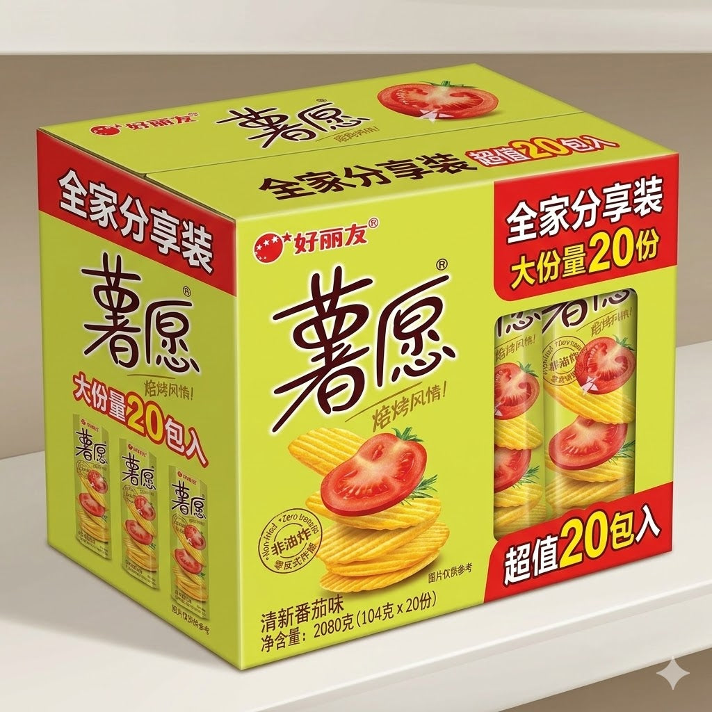 ORION POTATO CHIPS TOMATO FLAVOR